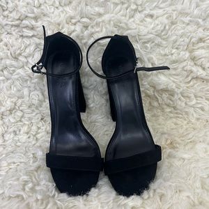 WOMENS/LADIES SMILEY BLOCK HEEL SHOES